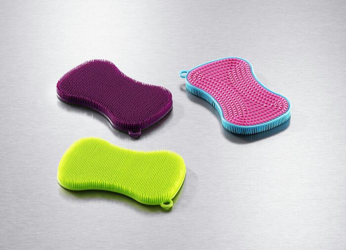 «KOCHBLUME» Spülschwamm-Set, 4-teilig 