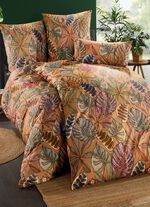 Digitalbedruckte Bettw&auml;sche-Garnitur aus 100% Baumwolle GOLD