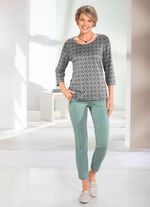 Shirt mit Allover-Druck in 2 Farben 