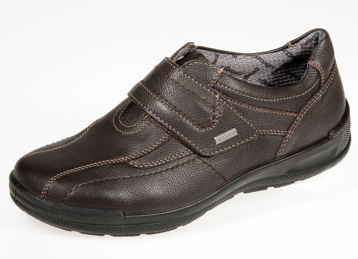 GINO GALANTE, sportliche Herren-Slipper, Weite H, mit herausnehmbarem Fussbett MOKKA