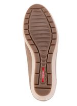 ELENA EDEN, bequeme Damen-Ballerinas, Weite G, mit herausnehmbarem Fussbett TAUPE