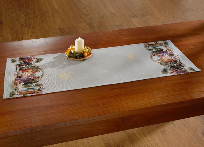 Tisch- und Raumdekoration aus Gobelin BUNT