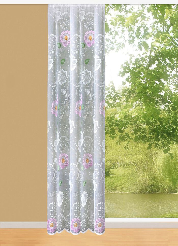 Langvorhang mit Universalschienenband 