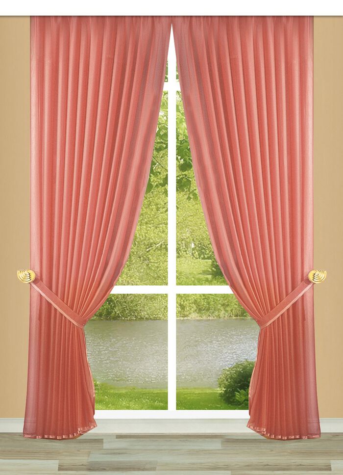 Seitenschal-Garnitur mit Satin-Einfassband und Universalschienenband 