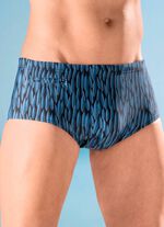 Badehose in h&ouml;herer Slipform mit Reissverschlusstasche 