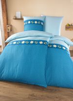 Bettw&auml;sche-Garnitur mit Reissverschluss 