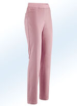 Edle Hose in Schlupfform DUNKELROS&Eacute;