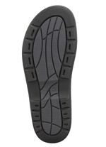 GINO GALANTE, bequeme Herren-Pantoletten, Weite H, mit herausnehmbarem Fussbett SCHWARZ