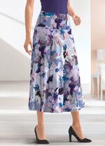 Rock mit floraler Dessinierung 