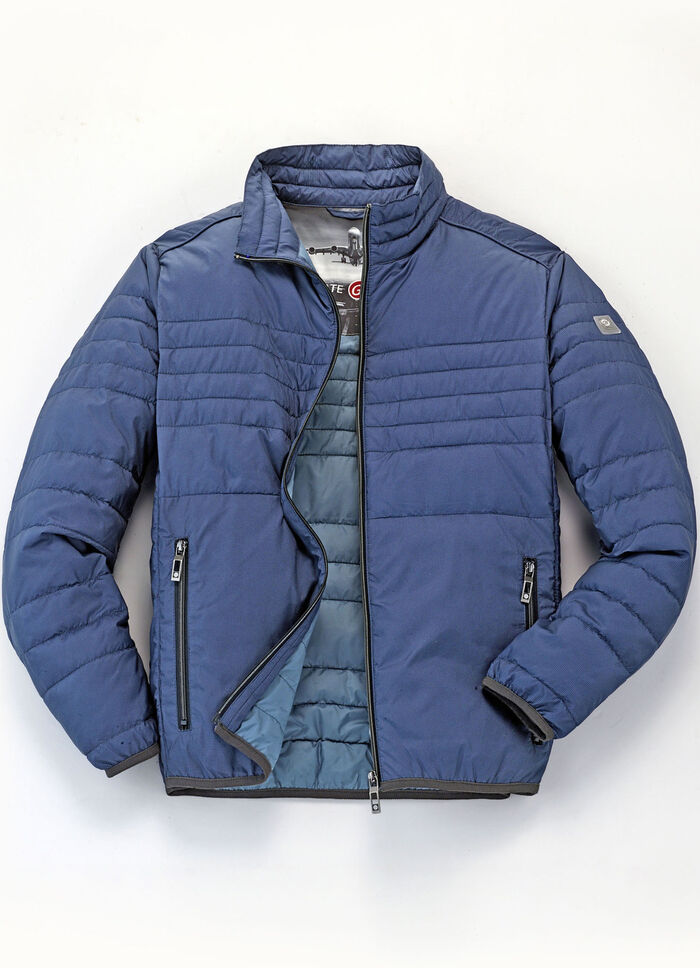 Steppblouson von &laquo;Gate One&raquo; MITTELBLAU