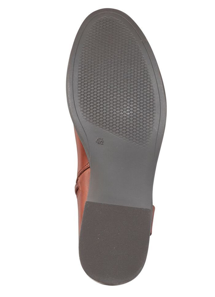 ELENA EDEN, trendige Damen-Stiefel, Winterschuhe, Weite G, mit Rei&szlig;verschluss COGNAC