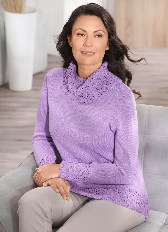 Pullover mit Schurwolle   