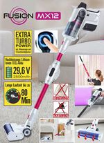 2-in-1 Akku Hand- und Bodenstaubsauger Fusion MX 12 MAGENTA