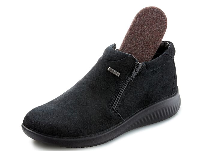 Atmungsaktive Damen-Boots, Winterschuhe, Weite K, mit Reissverschluss 