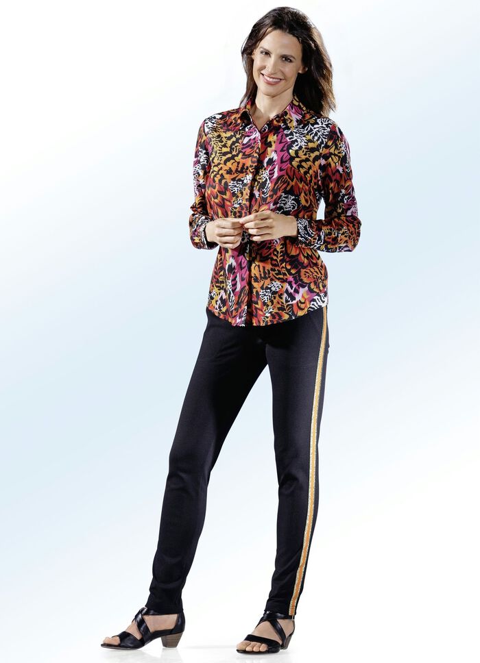 Hose im stadttauglichen Joggpants-Style SCHWARZ