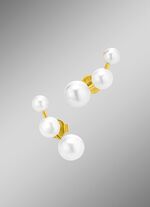 Stilvolle Ohrstecker mit S&uuml;sswasser-Zuchtperlen 