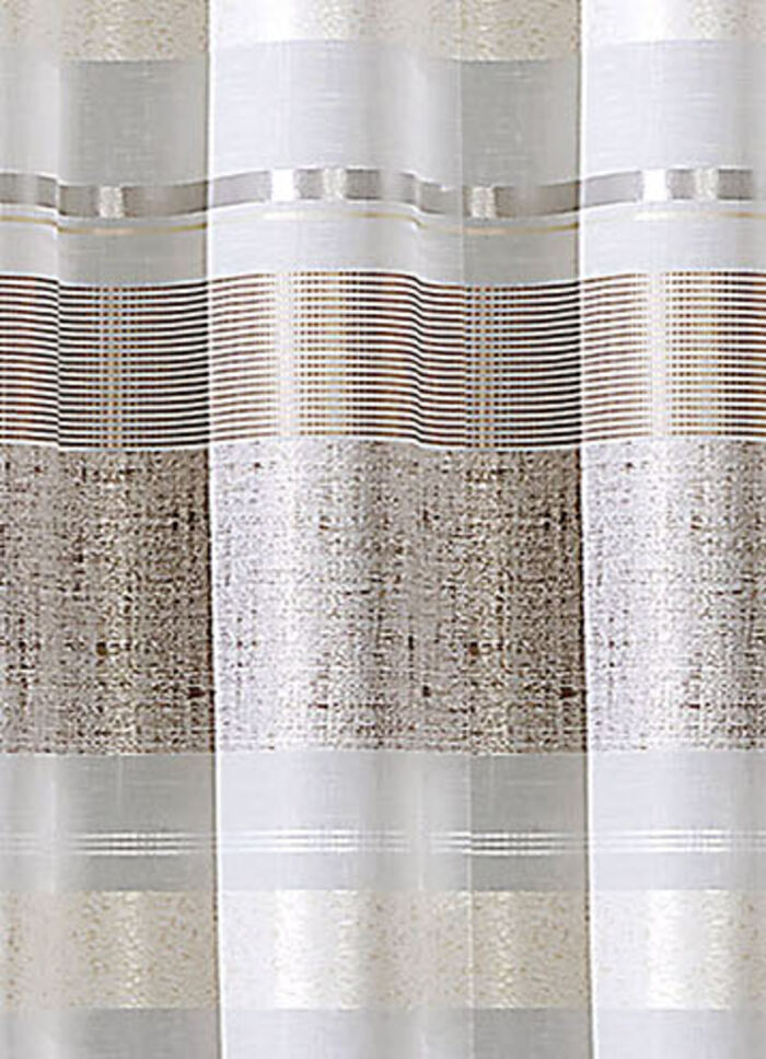 &Uuml;bergardinen-Garnitur in Leinen-Optik NATUR