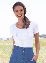 Shirt mit Strassstein-Applikation 