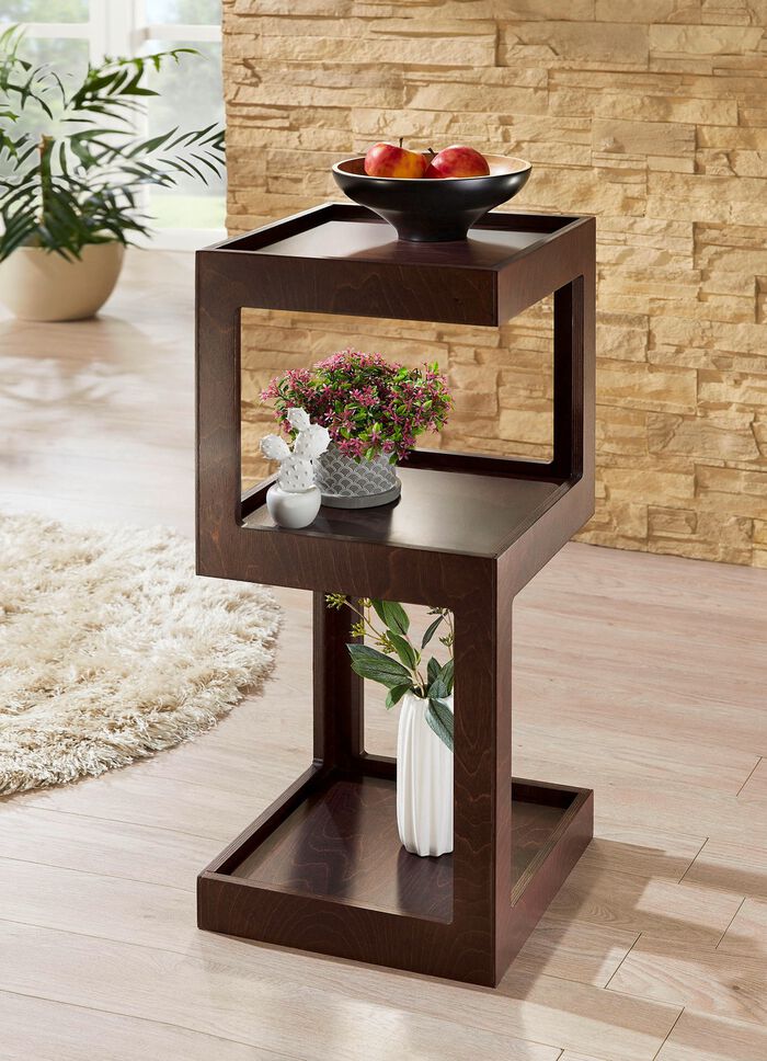 Moderner Beistelltisch NUSSBAUM