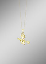 Bezaubernder Anh&auml;nger mit Hexe 