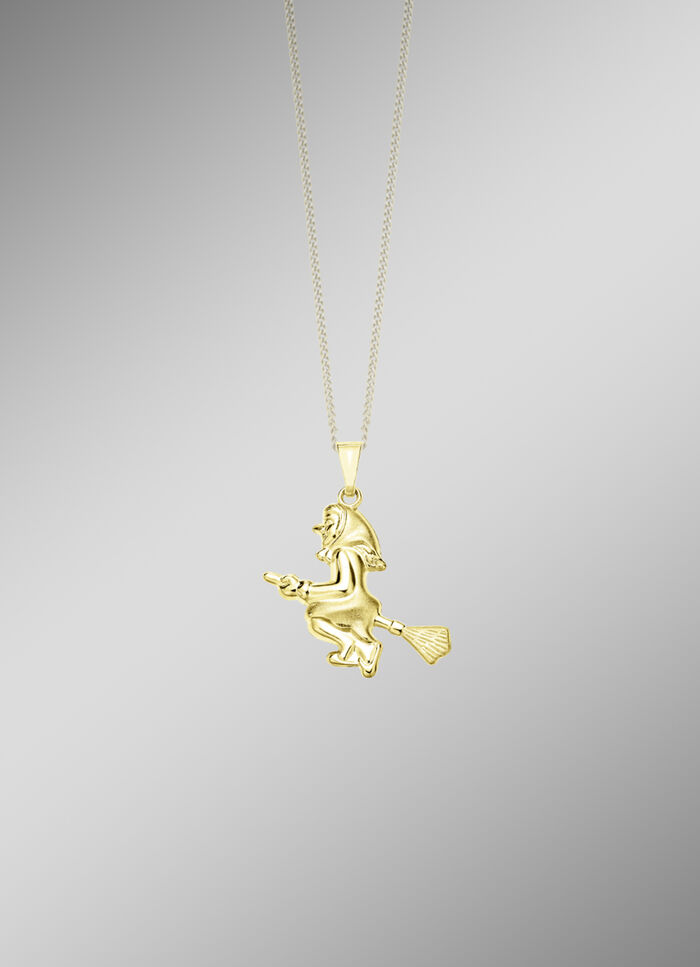 Bezaubernder Anh&auml;nger mit Hexe 