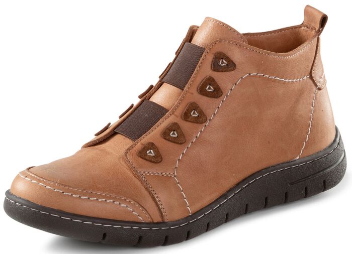 ELENA EDEN, gef&uuml;tterte Damen-Boots, Winterschuhe, Weite H, mit herausnehmbarem Fussbett 