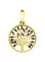 Lebensbaum-Anh&auml;nger mit Diamanten 