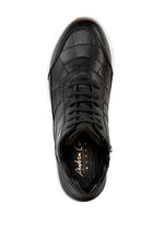 Andrea Conti Schn&uuml;r-Bootie mit trendiger Steppung SCHWARZ