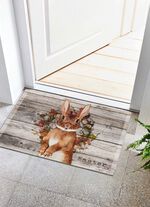 Hochwertige Fussmatte mit Osterhase 