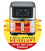 Digitale Heissluftfritteuse mit LED-Touch-Display 