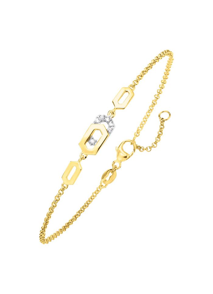 Modernes Armband mit Zirkonia 