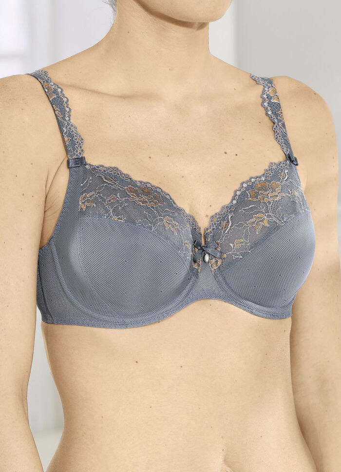 Rosa Faia Bügel-BH mit bestickter Elastikspitze 