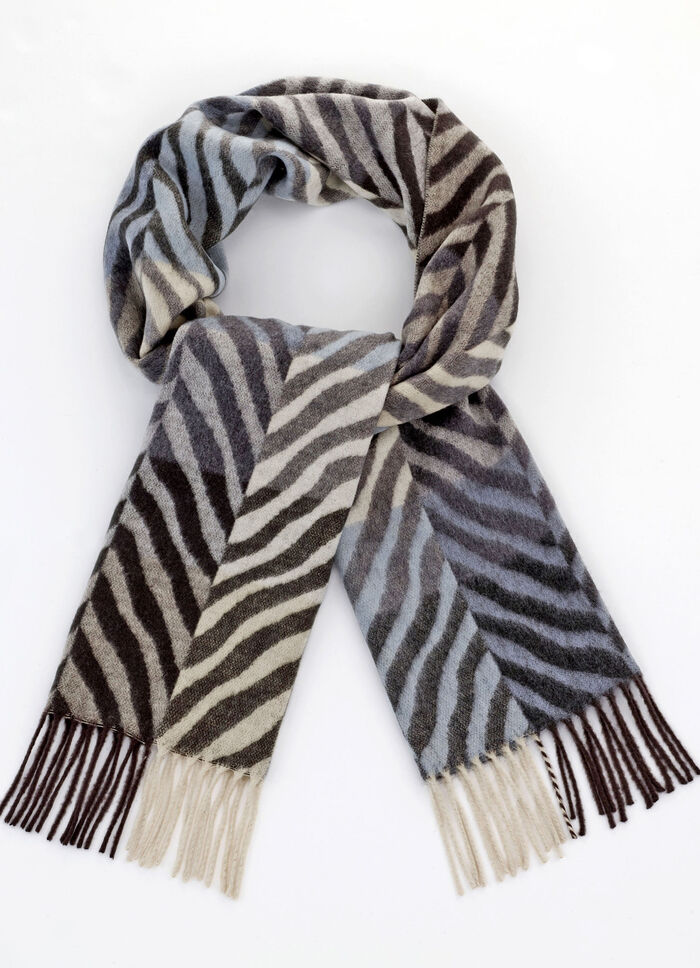 Schal mit Fantasiedessin 