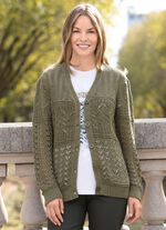 Strickjacke in Mustermix 