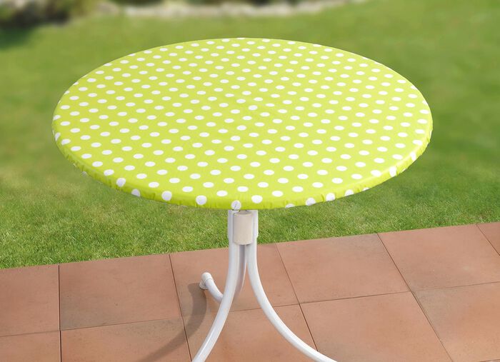 Abwaschbare Spann-Tischdecke GR&Uuml;N