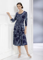 Kleid in raffinierter Wickeloptik 
