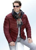 «Gate One»-Steppkurzjacke mit Stehkragen ZIEGELROT