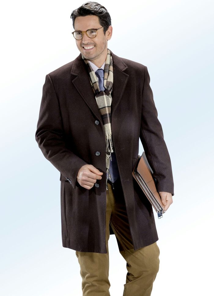 Mantel mit 3-Knopf-Verschluss 