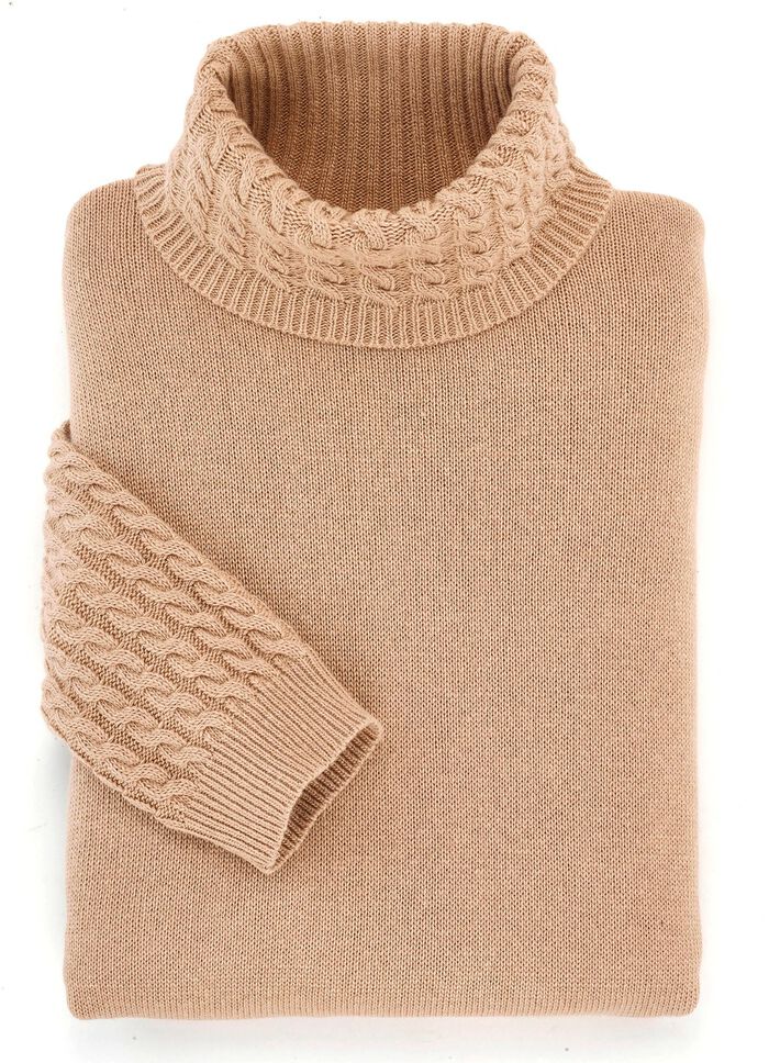 Pullover mit Kaschmir  SAND