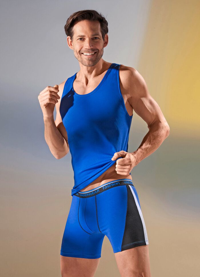 Dreierpack Achselshirts mit Einfassung 