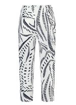 Caprihose mit angeschnittenem Bund 