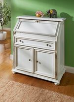 Teilmassiver Sekret&auml;r mit Metallkn&ouml;pfen 