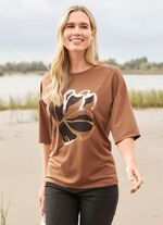 Shirt mit Motiv-Druck 