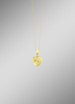 Herzförmiger Anhänger aus Gold 