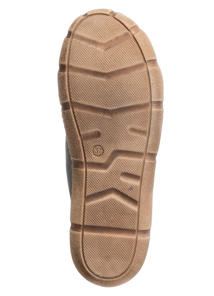 Andrea Conti Schn&uuml;r-Bootie mit Schaftrand aus kariertem Textil SCHWARZ-BRAUN