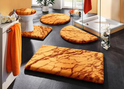 Badteppiche von Grund mit Marmor-Dessin 