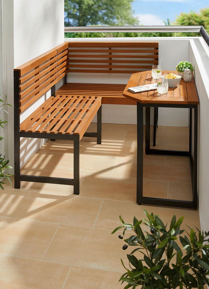 Balkonm&ouml;bel aus Akazienholz 