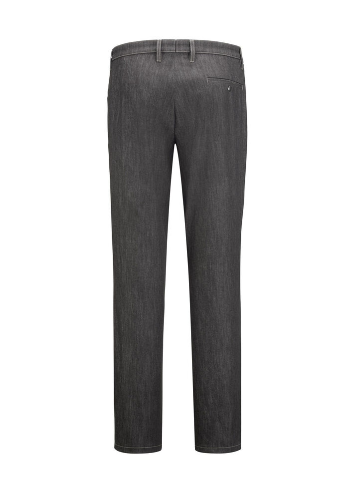 «Klaus Modelle»-Unterbauch-Edeljeans in 2 Farben ANTHRAZIT