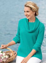 Pullover in Perlfang 