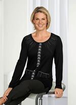 Shirt mit ausgefallenem Druck-Dessin in 3 Farben 